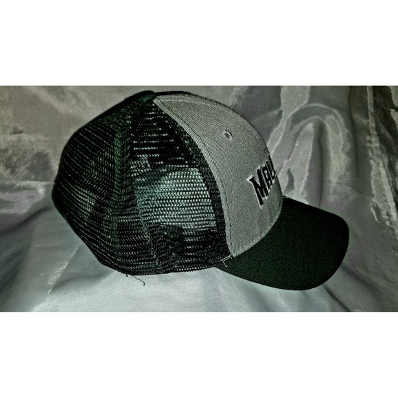 Mallards in‎ Green White on Gray Front Hat Cap w Green Mesh/Bill Snapback EUC - Picture 3 of 6